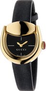 Gucci New Horsebit Leather Strap Watch, 23mm x 27mm