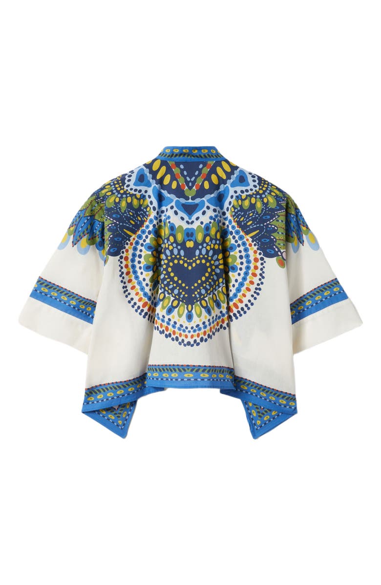 La DoubleJ Mini Foulard Shirt Chakra Placée Multicolor, Alternate, color, 