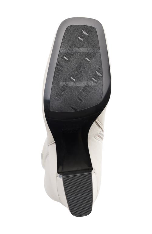 Dkny Cilli Knee High Womens Comfort Insole Manmade Thigh-high Boots In White