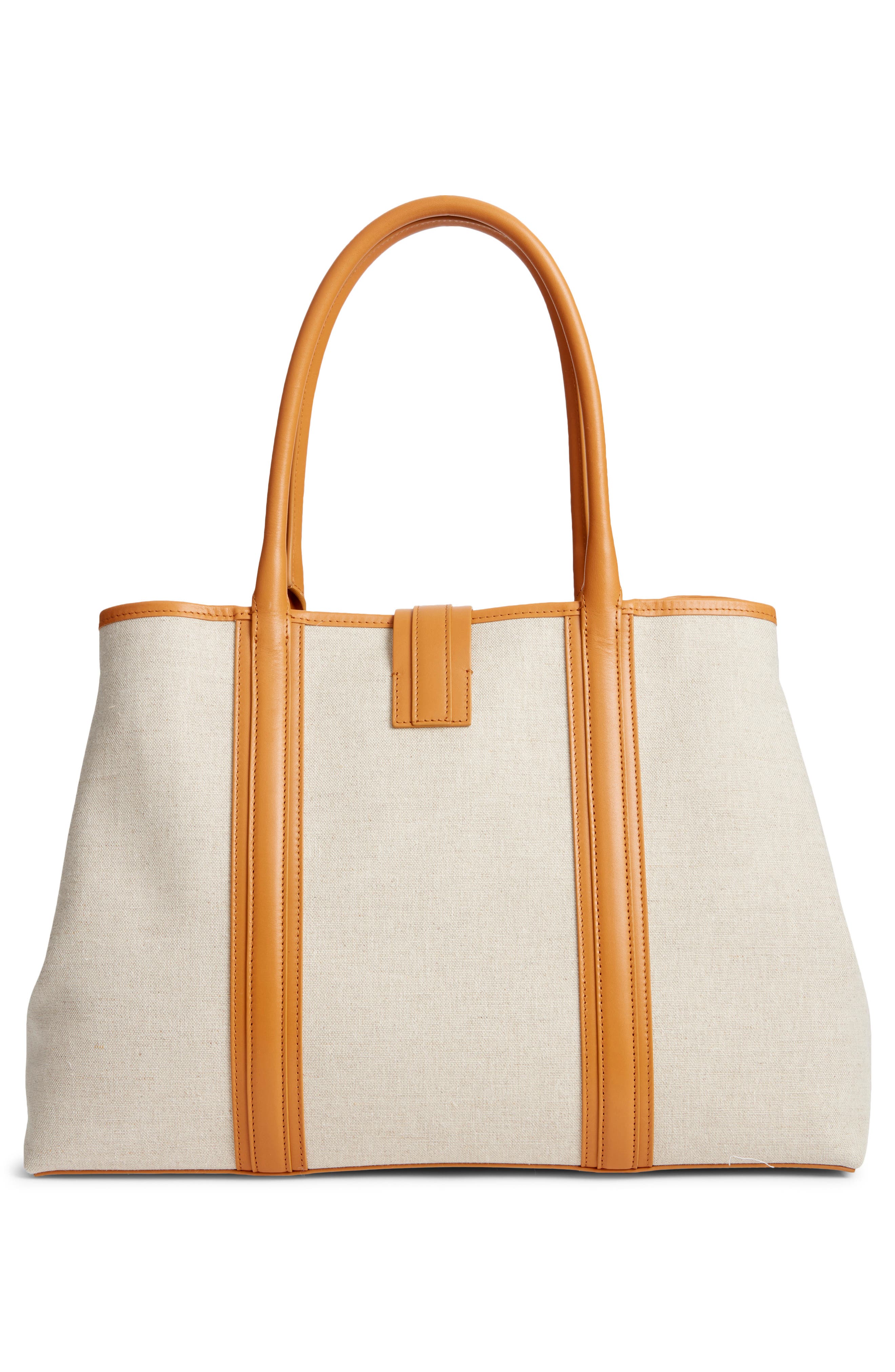 Christian Louboutin Nox Linen Canvas Tote Bag, Alternate, color, N005-Natural