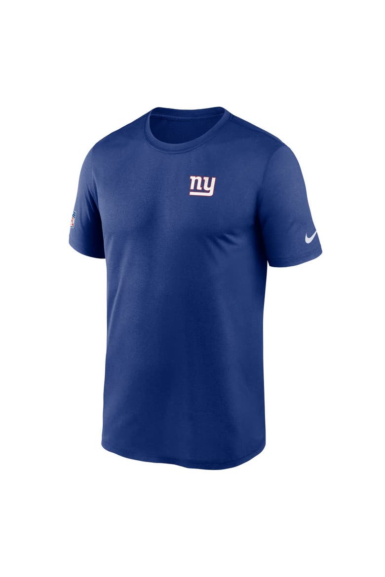 Men's Nike Royal New York Giants Sideline Legend Small Logo Dri-FIT T-Shirt, Alternate, color, Royal