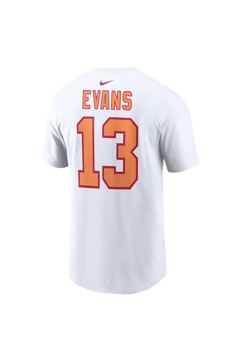 Men's Nike Mike Evans White '76 Tampa Bay Buccaneers 50th Season Name & Number T-Shirt, Alternate, color, White