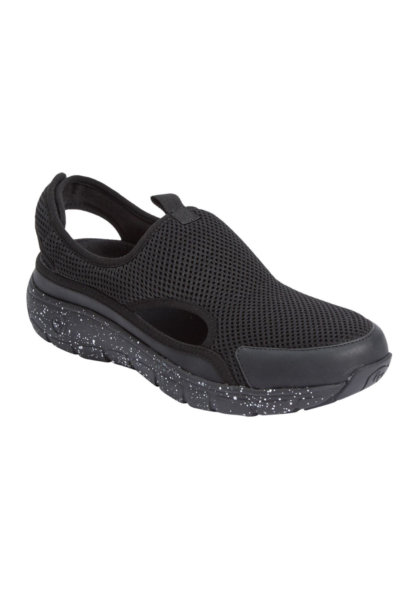 Comfortview The Cheren Trail Sneaker, Main, color, Black