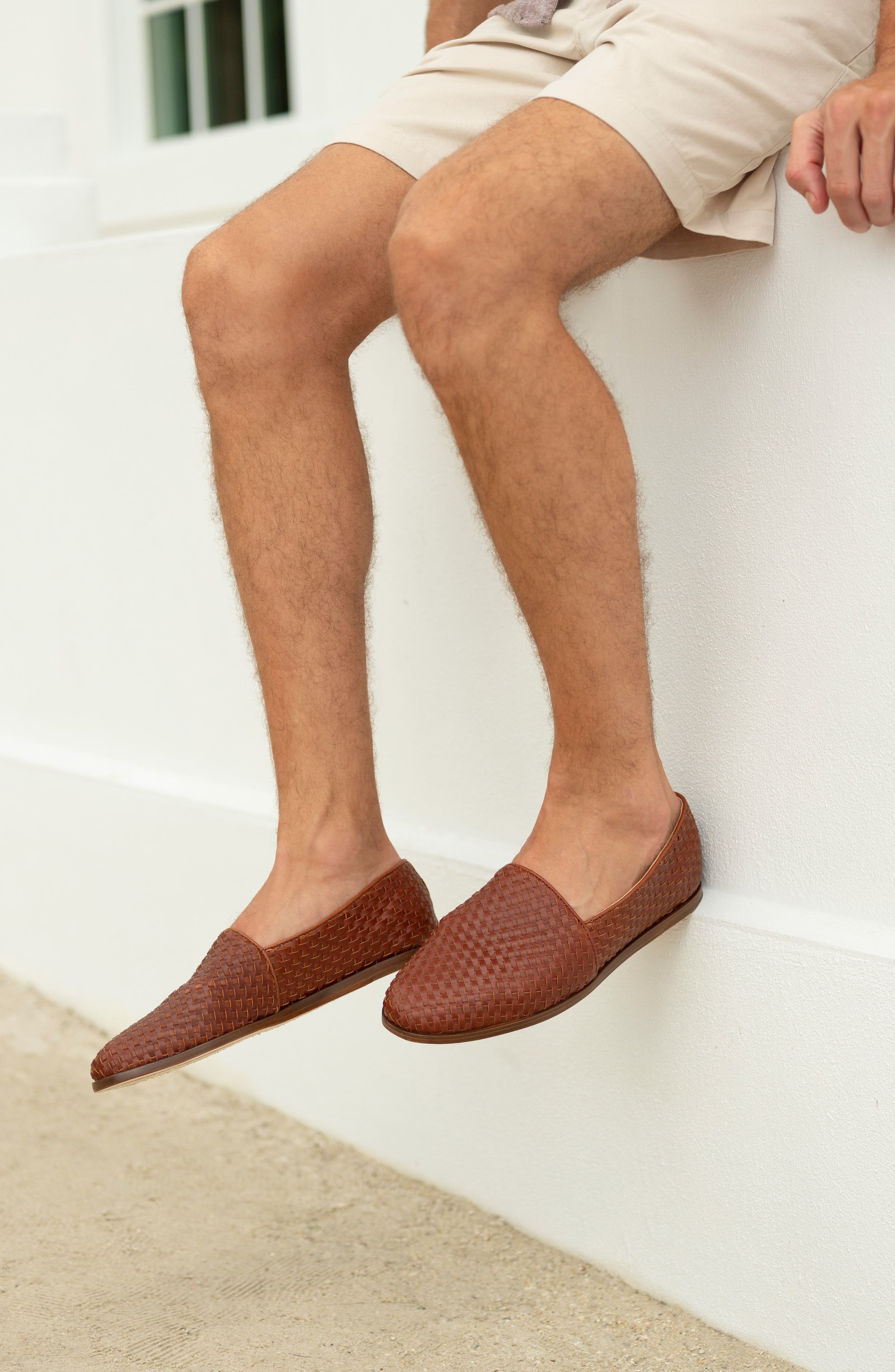 Nisolo Alejandro Woven Loafer, Alternate, color, Brandy