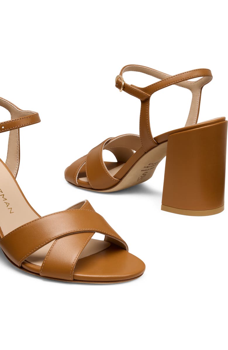 Stuart Weitzman Alyssa Ankle Strap Sandal, Alternate, color, Boho Tan