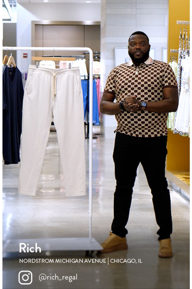 Brushed Loopback Trousers video