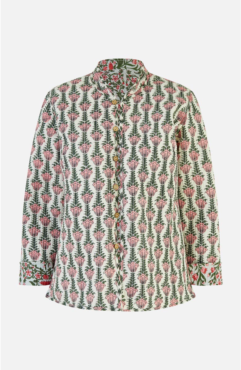 Yumi Long Sleeve Reversible Quilted Jacket, Alternate, color, Pink