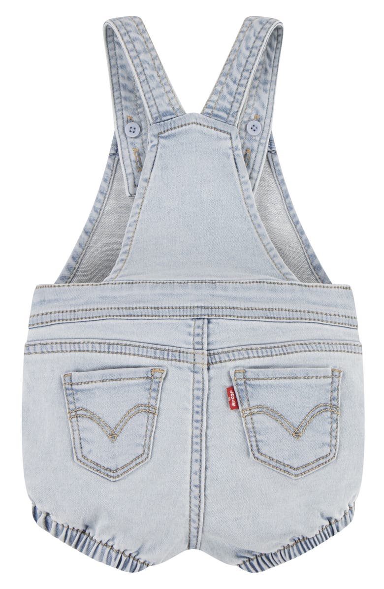 Levi's Bubble Overall Romper, Alternate, color, After Glow