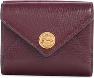 Chloé Leather Envelope Trifold Wallet