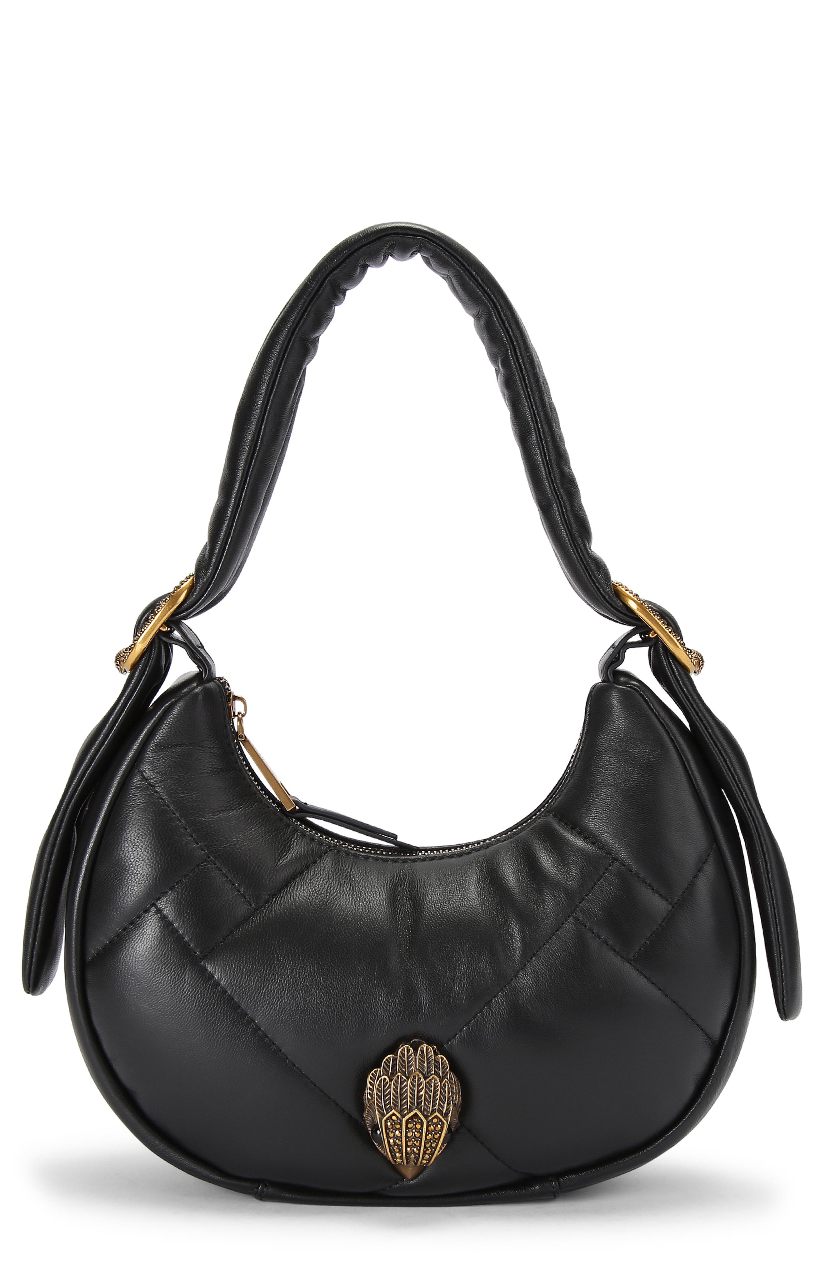 Kurt Geiger London Small Kensington Puff Quilted Leather Hobo Bag, Main, color, 