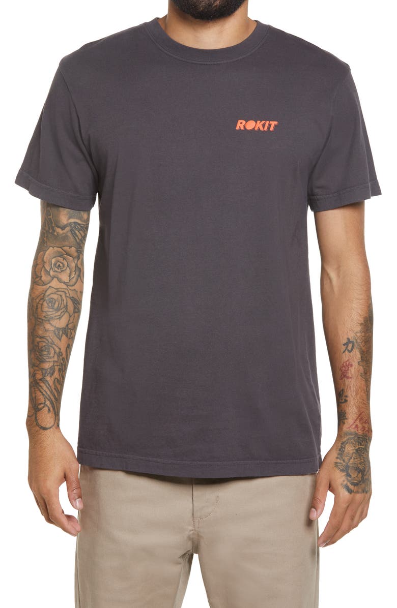 Rokit Men's The World Is Yours Graphic Tee, Main, color, 