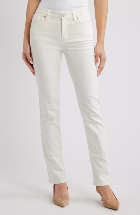 Leo Straight Leg Jeans (White Dove)