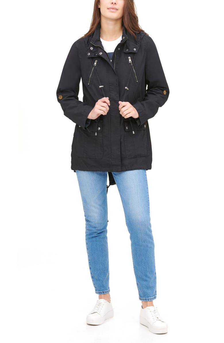 Levi's<sup>®</sup> Parachute Hooded Cotton Utility Jacket, Alternate, color,