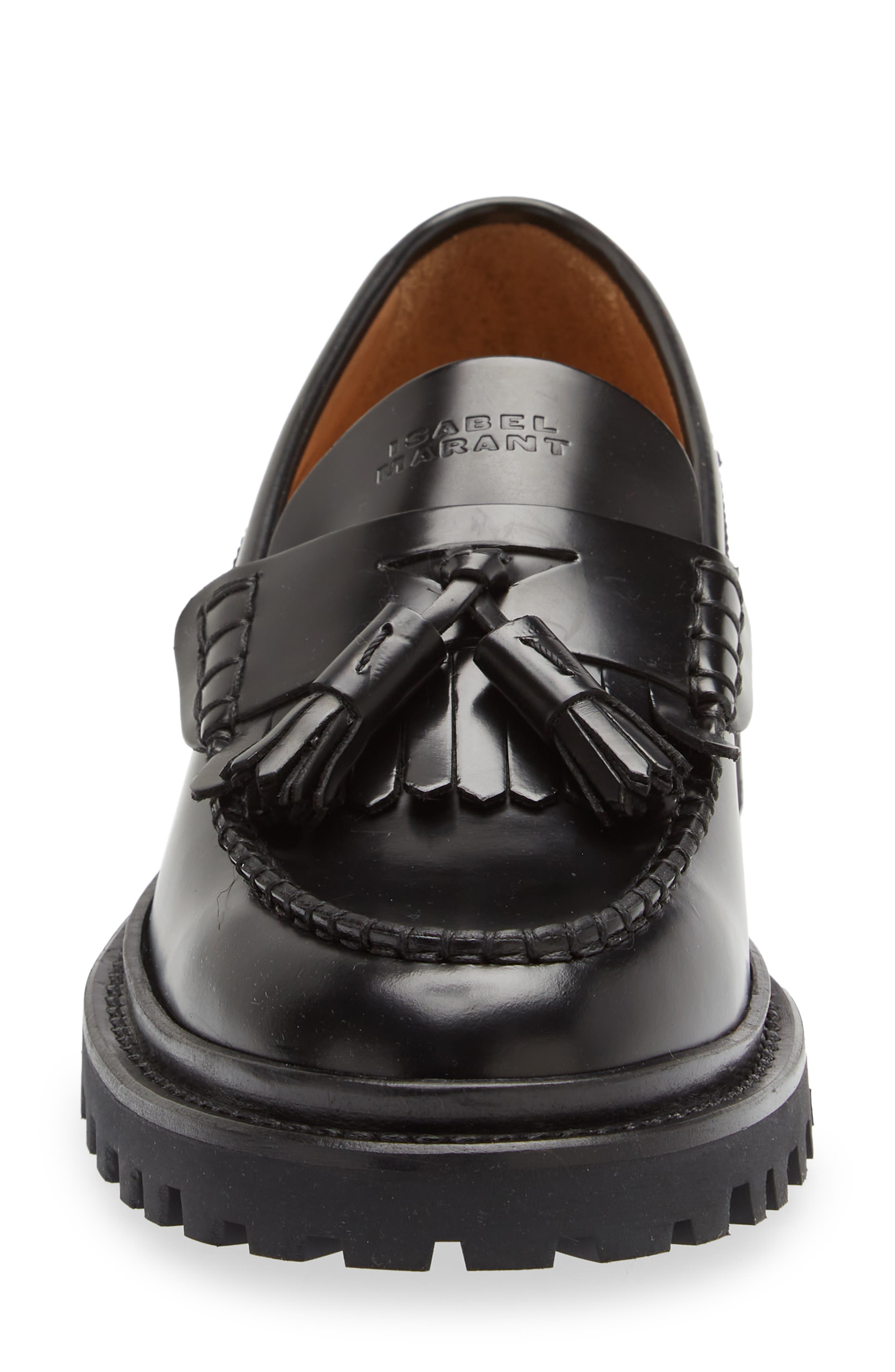 Isabel Marant Frezza Lug Sole Penny Loafer, Alternate, color, 