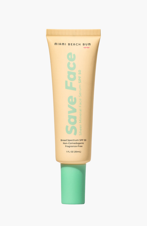 Miami Beach Bum Save Face Serum With Spf 50