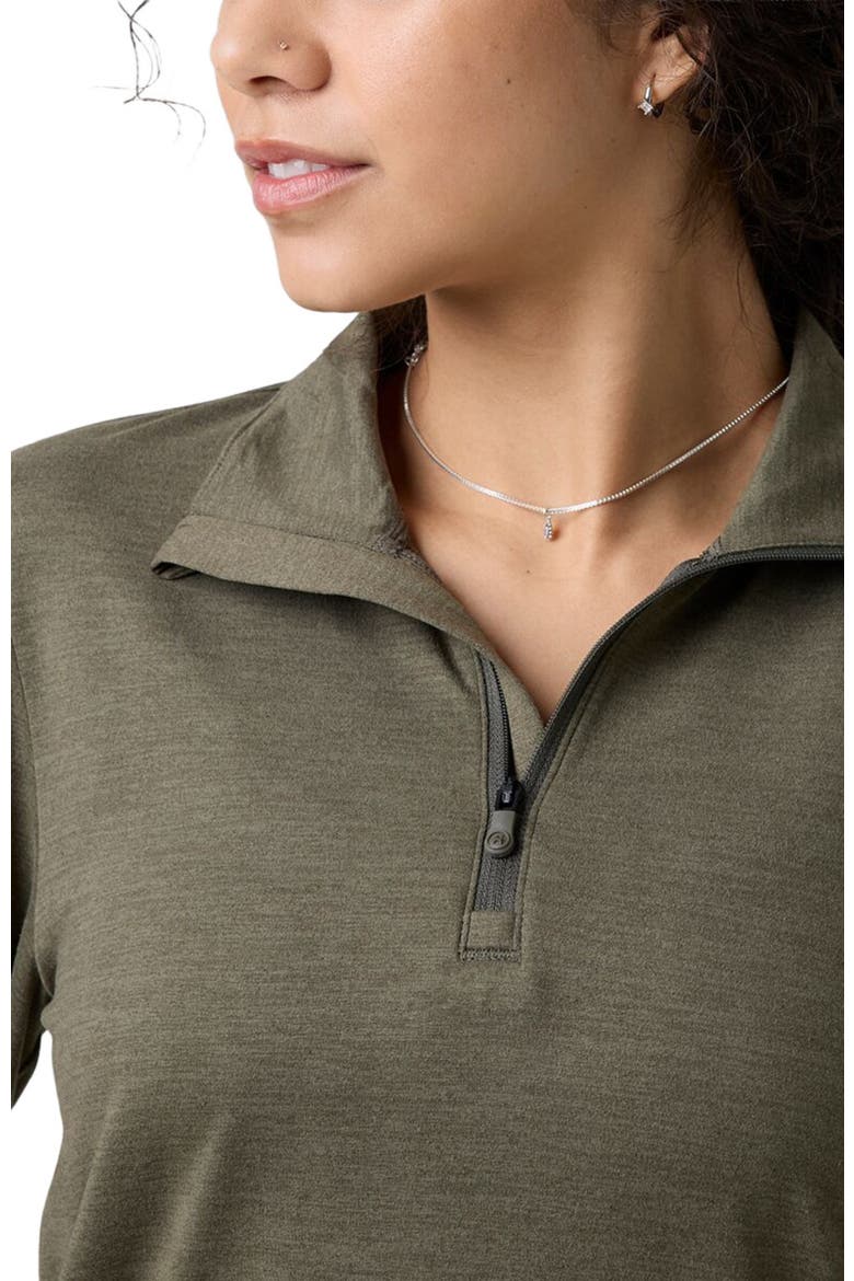 Destination 1/4-Zip Pullover - Women's, Alternate, color, Kalamata