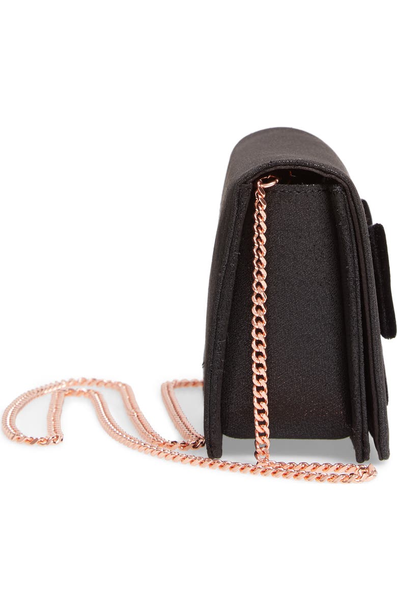 Ted Baker London Jeminna Velvet Bow Evening Bag, Alternate, color,