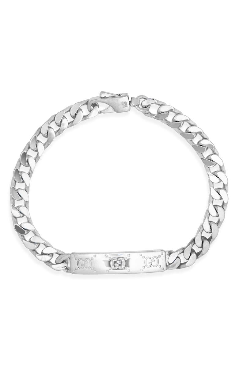 Gucci Signature ID Bracelet, Main, color, 