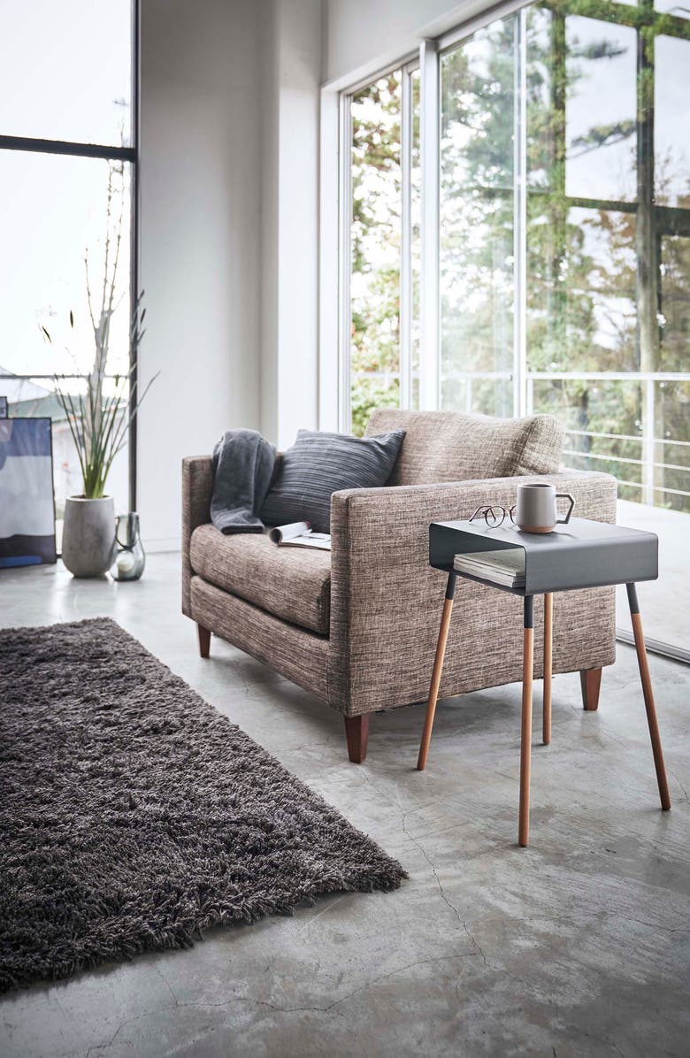 Yamazaki Steel Storage Side Table, Alternate, color,