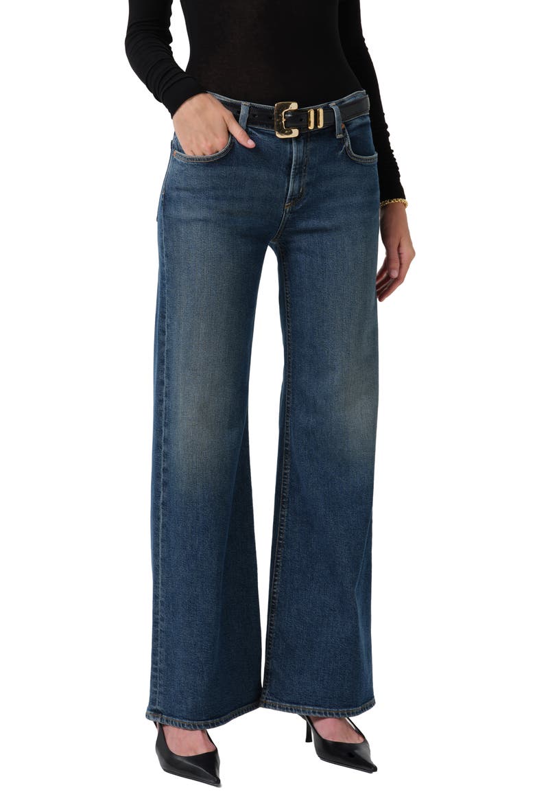 Nora Wide Leg Jeans, Alternate, color, NOCTURNAL