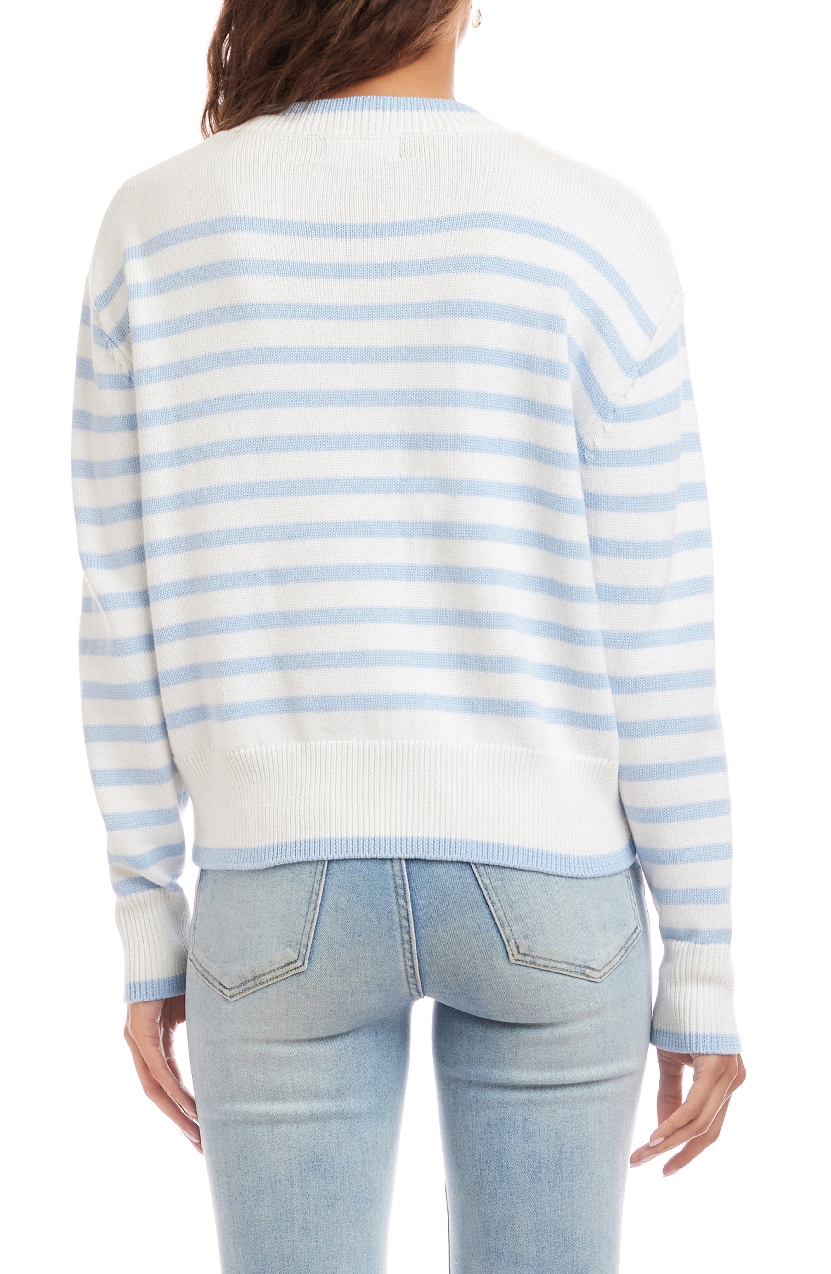 Stripe Cardigan Sweater - image 4