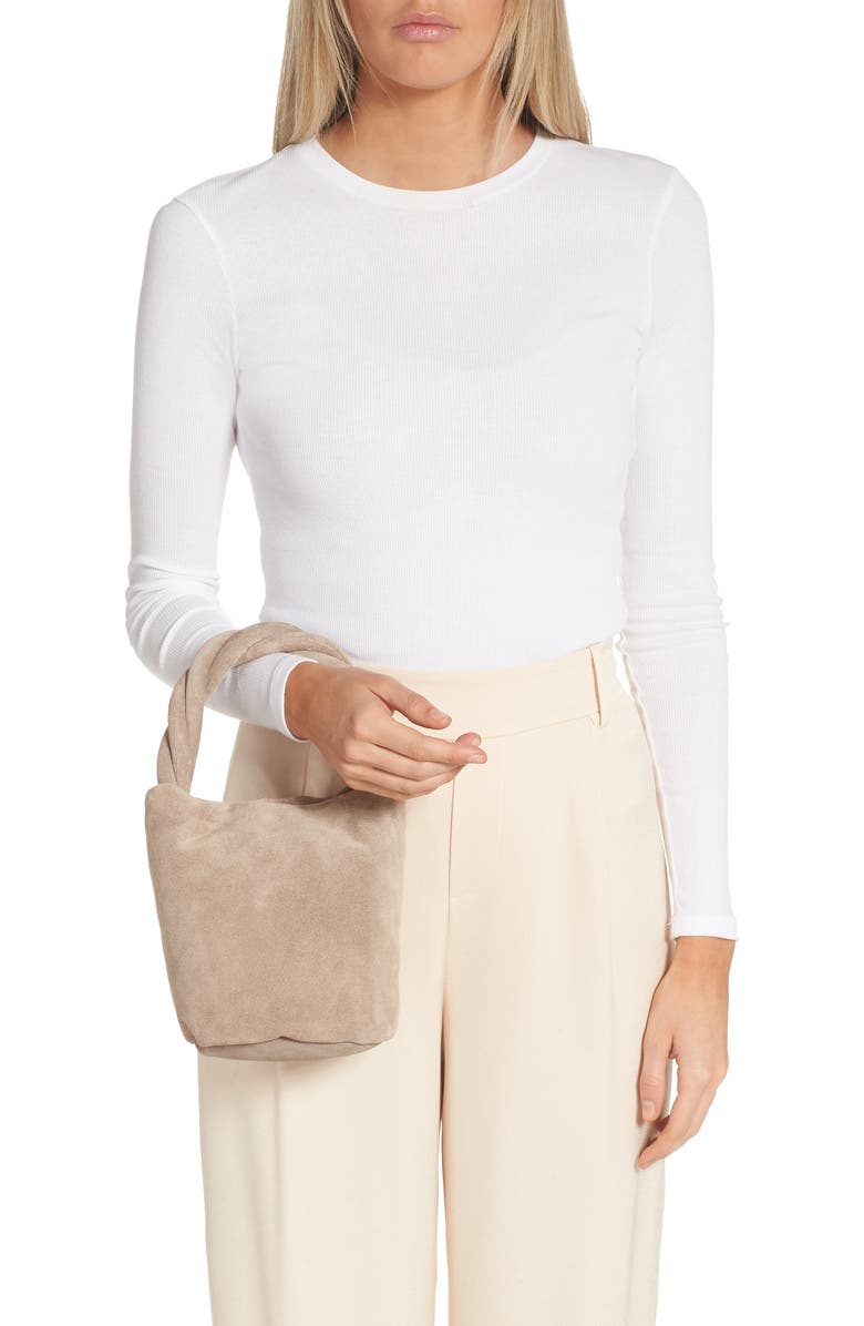 Yvonne Koné Mini Johanna Suede Bucket Bag, Main, color,