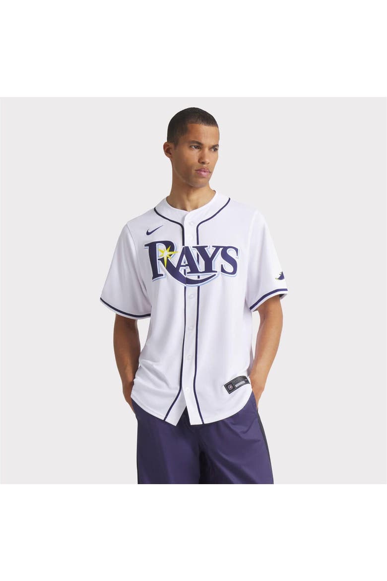 Men's Nike White Tampa Bay Rays Home Limited Jersey, Alternate, color, White