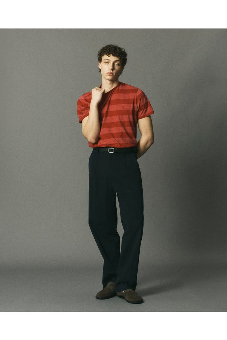 Kami Logo Tee Shirt, Alternate, color, Red Stripe