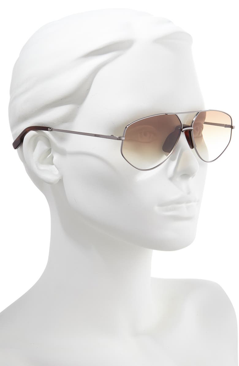 KENZO 61mm Aviator Sunglasses, Alternate, color,