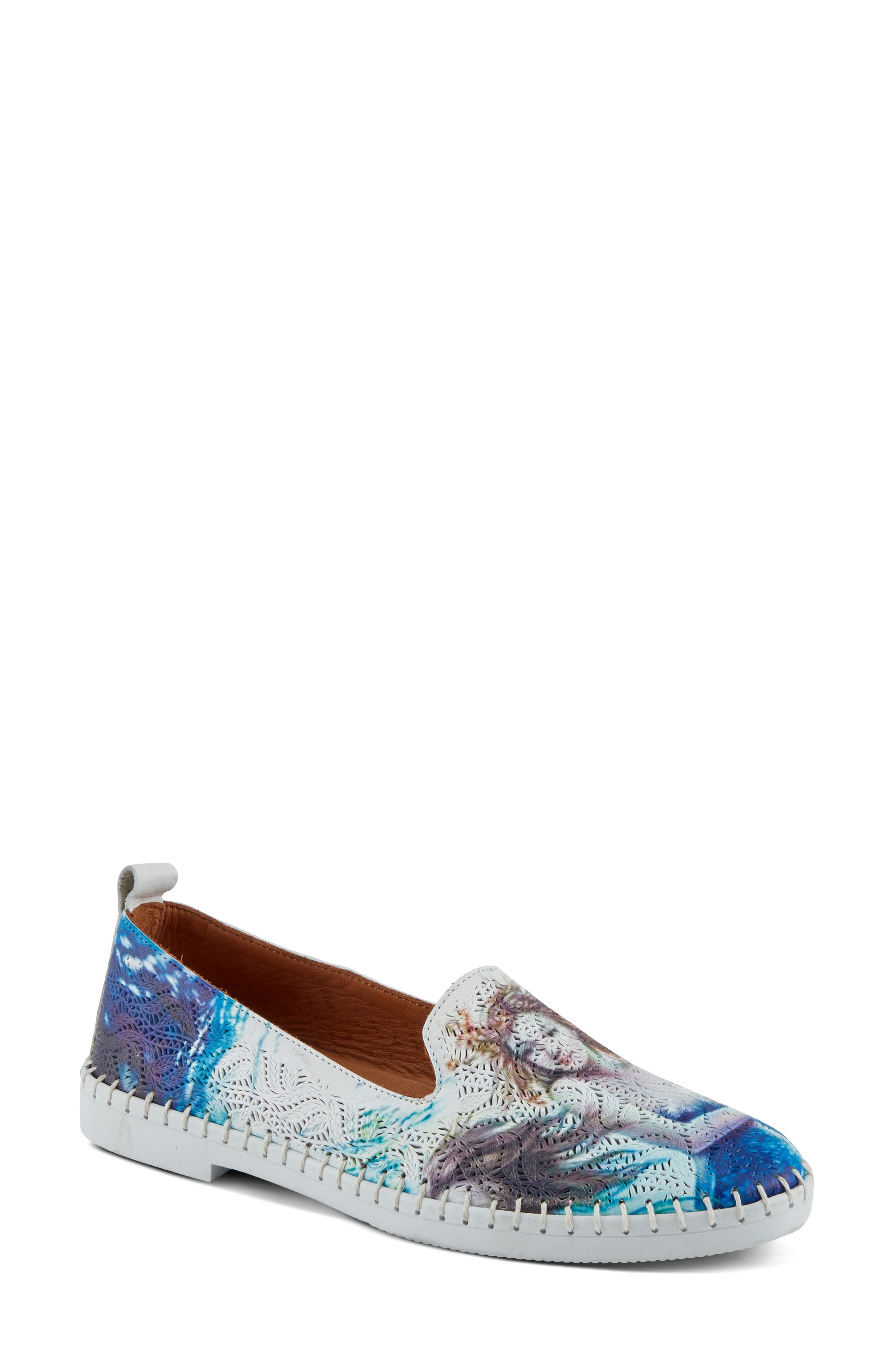 Carraway Slip-On Sneaker, Main, color, BLUE MULTI