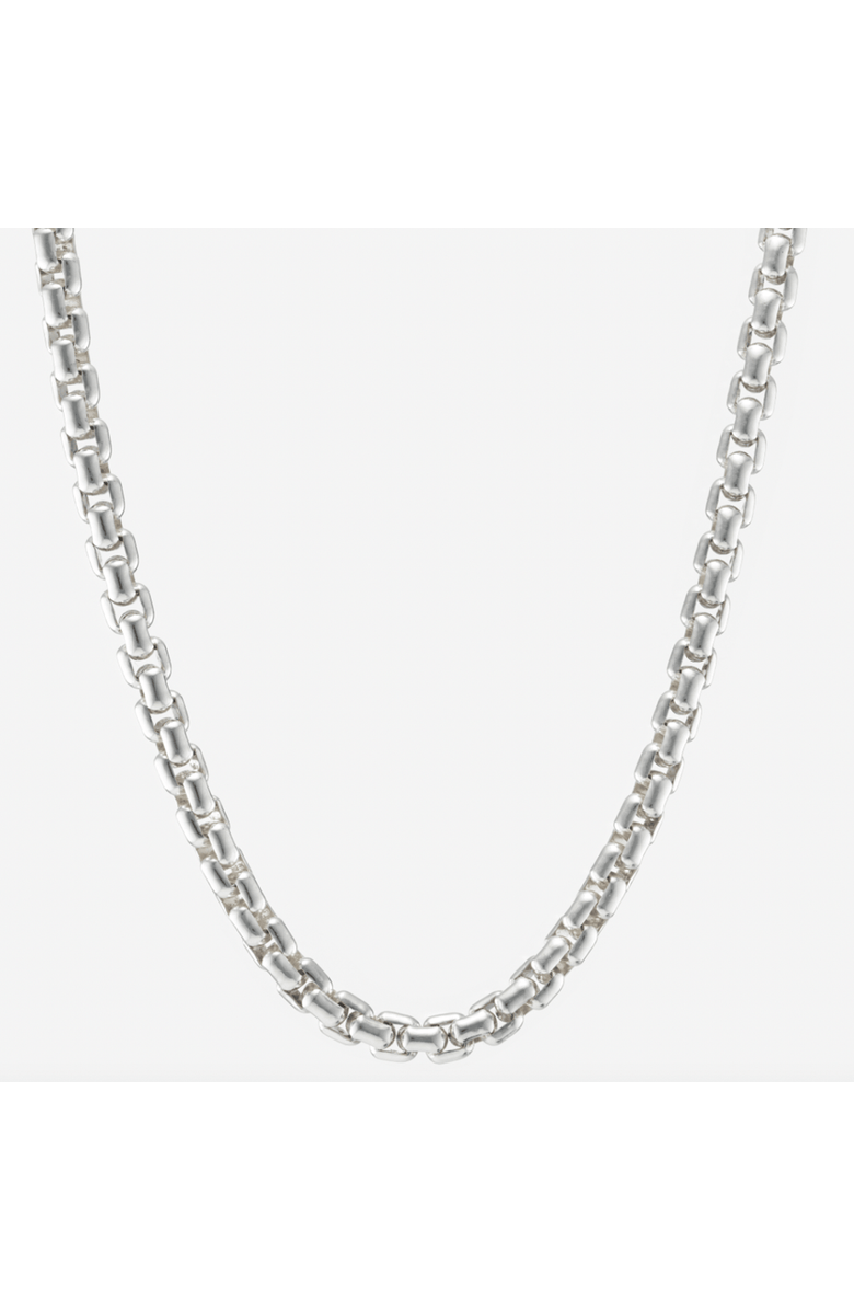 7879 Box Belcher Chain Necklace, Main, color, Silver