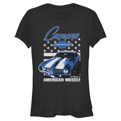 Junior's Camaro American Muscle Short Sleeve Graphic T-Shirt
