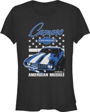 General Motors Junior's Camaro American Muscle Short Sleeve Graphic T-Shirt