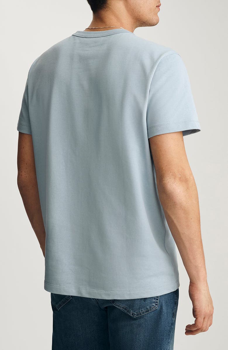 Mavi Jeans Dusty Blue Cotton Crewneck T-Shirt, Alternate, color,
