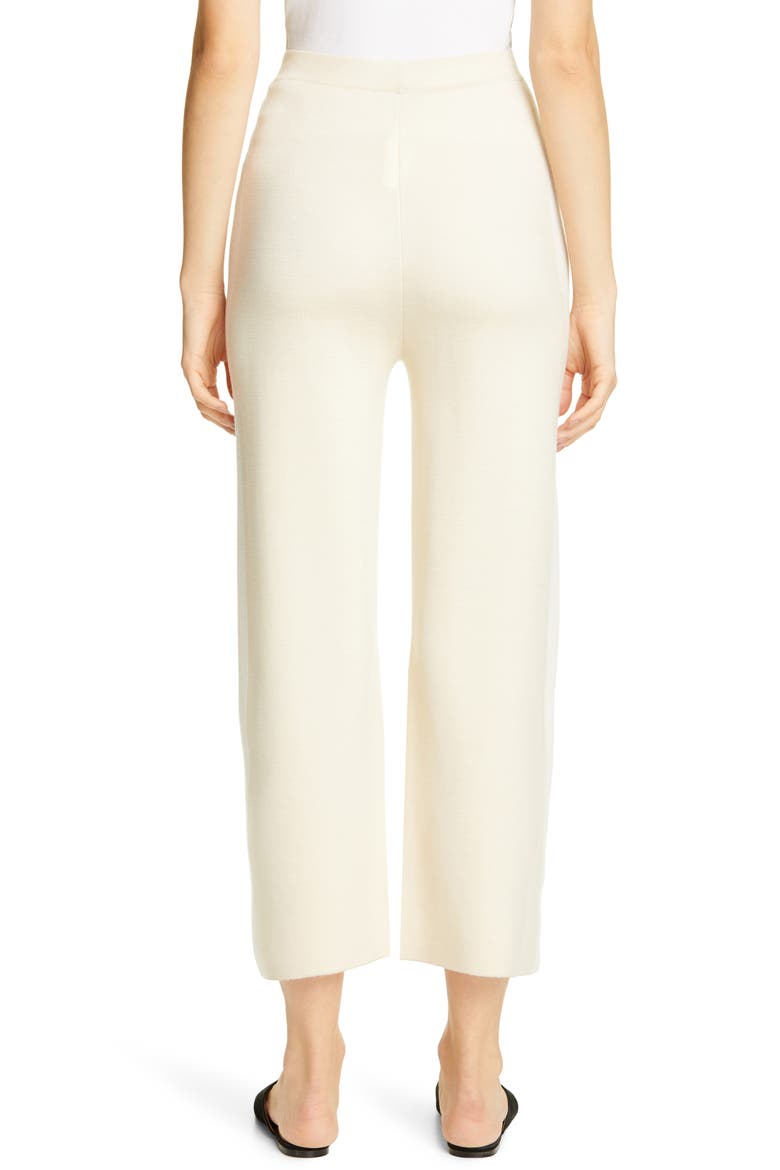 Placed Engineered Stripe Knit Pants, Alternate, color, SAND MULTI