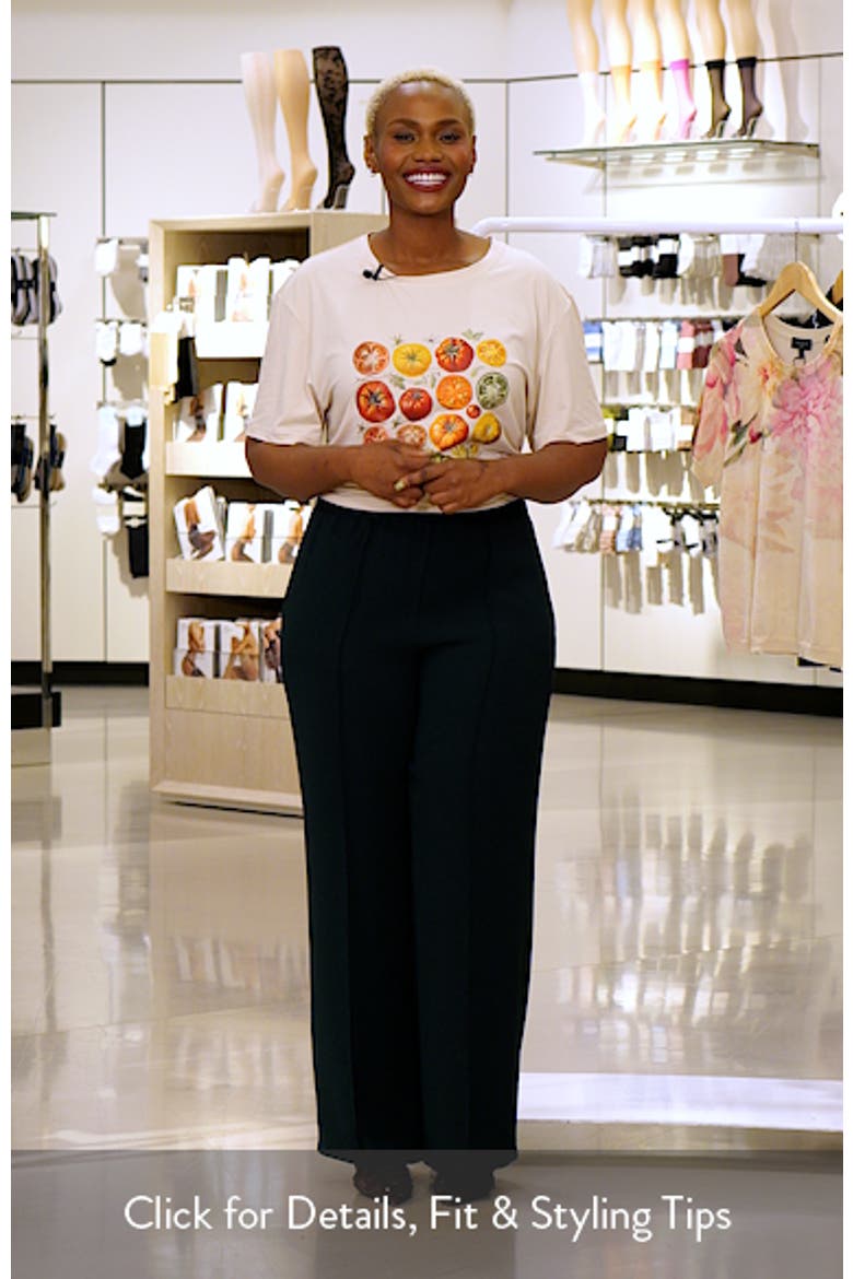 Mid-Rise Wide Leg Pants video