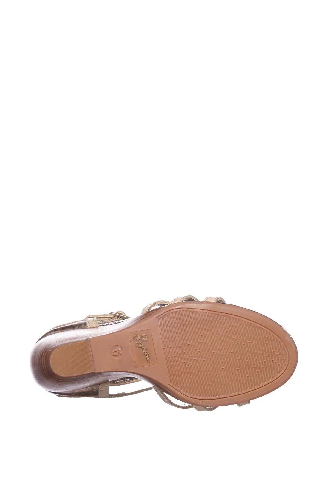 'In Control' Wedge Sandal, Alternate, color, VACCHETTA