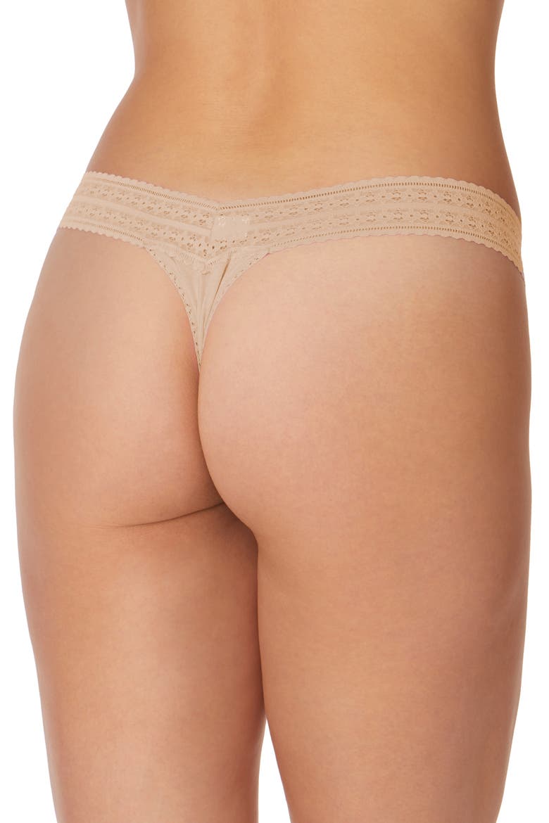 DreamEase™ Low Rise Thong, Alternate, color, CHAI