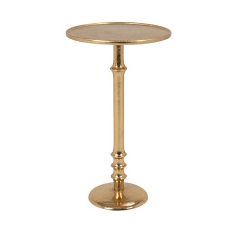 Round Pedestal Accent Table