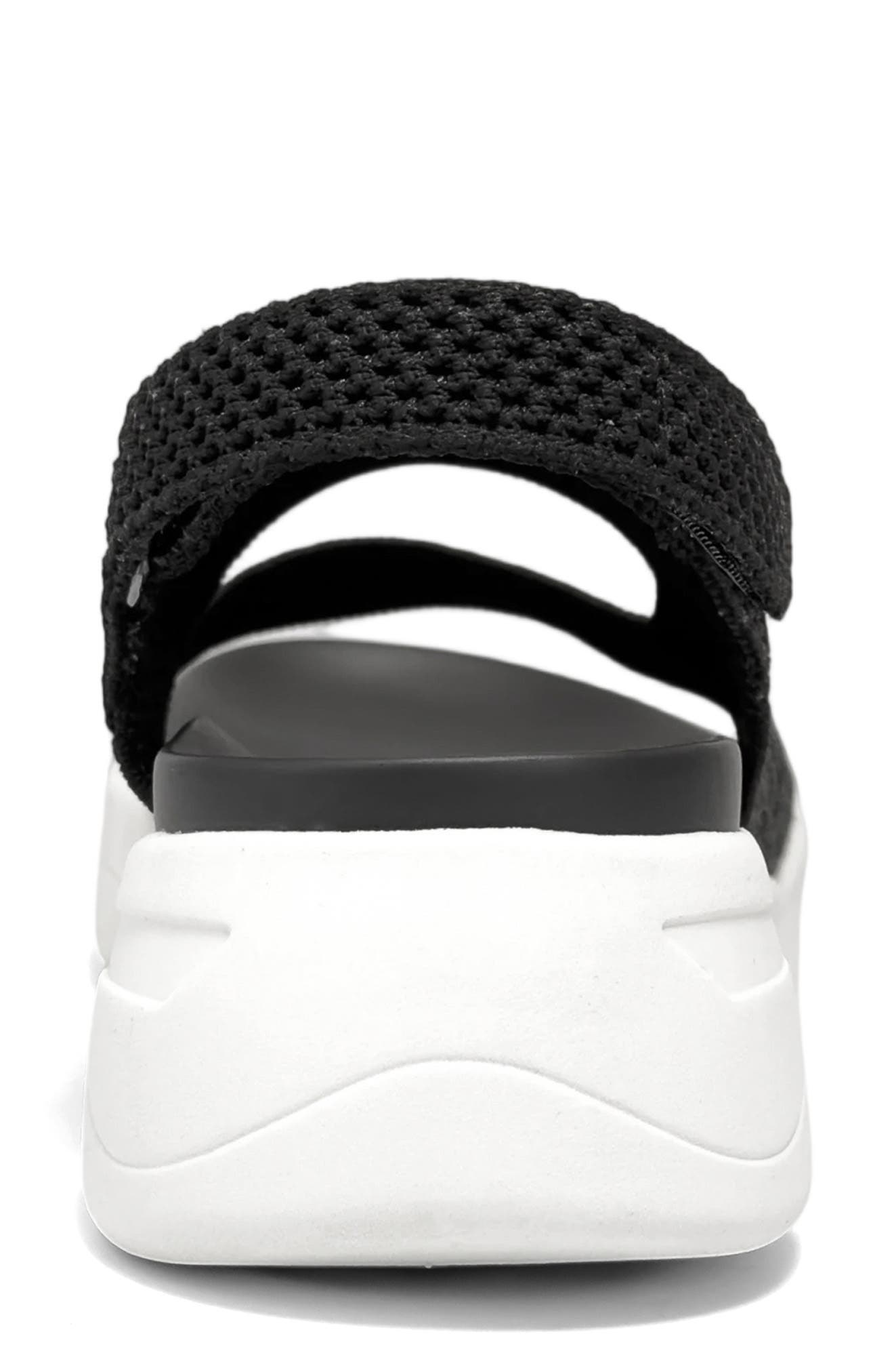 Aerosoles Helsea Mesh Slingback Sandal, Alternate, color, Black Lace Knit