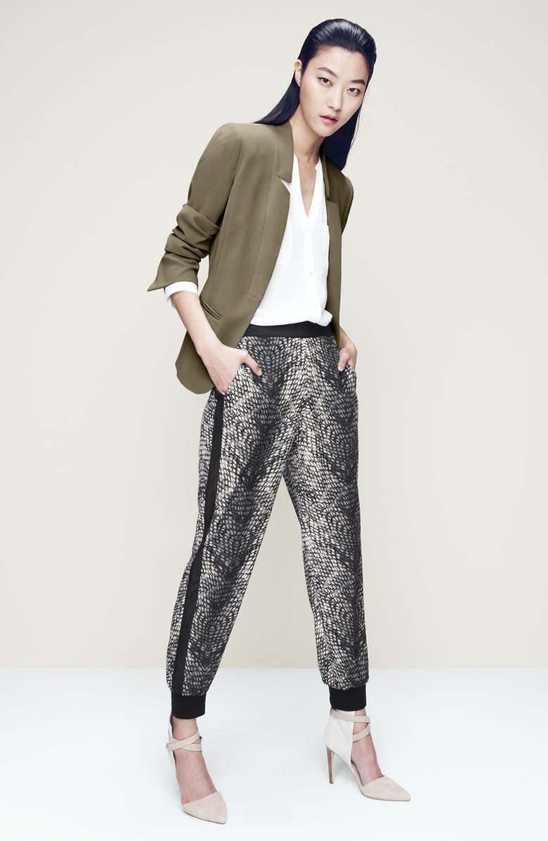 Trouvé Notched Lapel Blazer, Main, color,