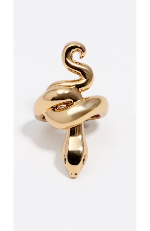 Bimba Y Lola Snake Ring In Gold
