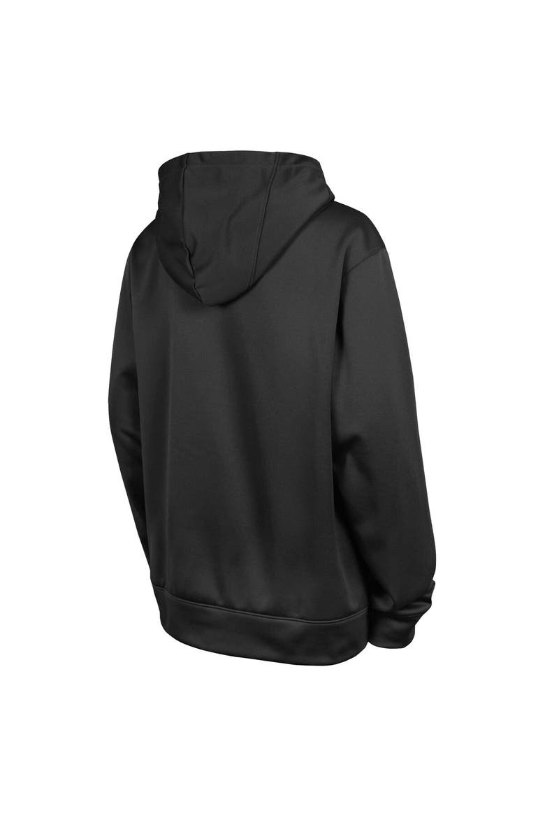 Youth Nike Black Brooklyn Nets Spotlight Performance Pullover Hoodie, Alternate, color, Black