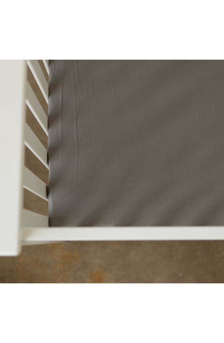 Parker Baby Co. Crib Sheets, Alternate, color, Pewter