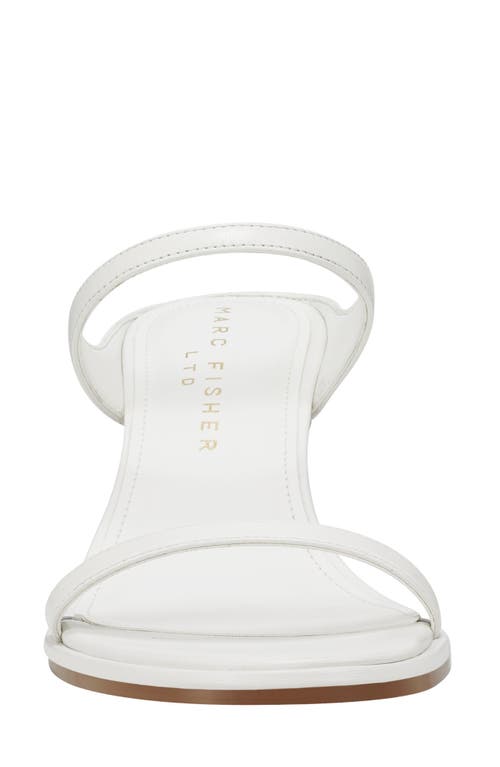 Marc Fisher Ltd Alonde Slide Sandal In White
