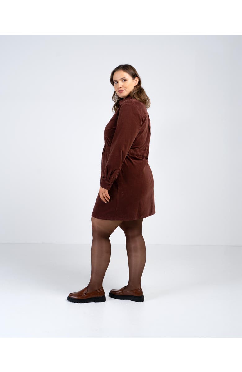 Kettlewell Jamie Cord Dress, Alternate, color, Cocoa