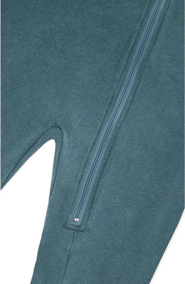 Deux par Deux Little Boy's One Piece Thermal Underwear Pine Green, Alternate, color,