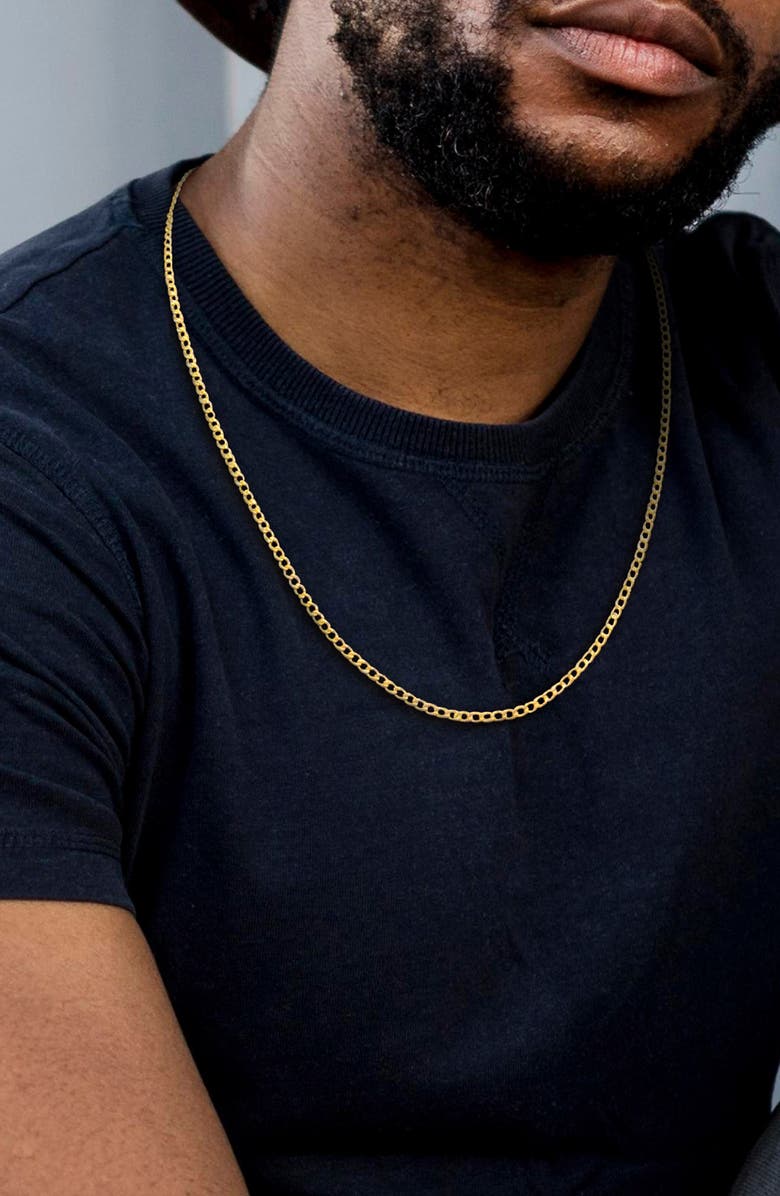 DELMAR Curb Chain Necklace, Alternate, color,