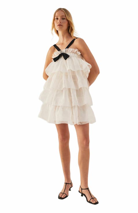 Tiered Organza Dress