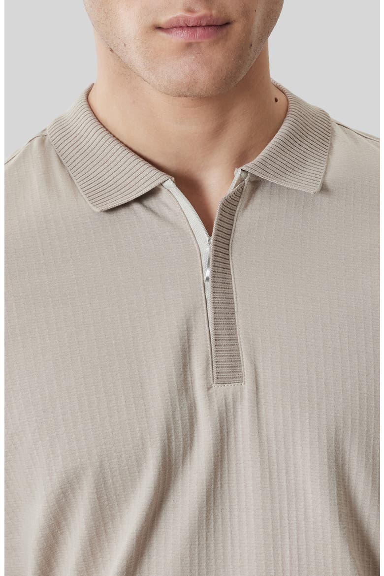 Whistler Half Zip Polo, Alternate, color, SAND